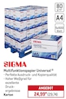 Multifunktionspapier Universal Angebote von SIGMA bei METRO Hattingen für 29,74 €