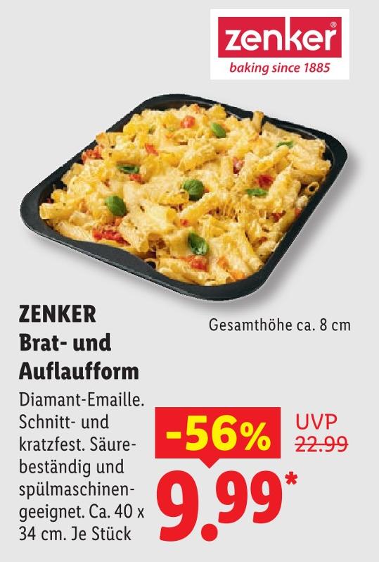 Brat- und Auflaufform