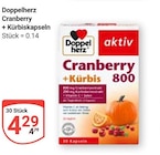 Aktuelles Cranberry + Kürbiskapseln Angebot bei GLOBUS in Krefeld ab 4,29 €