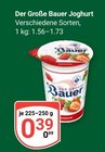Aktuelle Joghurt Angebote bei GLOBUS in Trier Aktuelles Der Große Bauer Joghurt Angebot bei GLOBUS in Trier ab 0,39 €