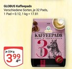Kaffeepads Angebote von GLOBUS bei GLOBUS Frechen für 3,99 €