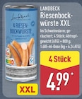 Riesenbockwürste XXL von Landbeck im aktuellen ALDI Nord Prospekt für 4,99 €