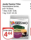 Tassimo T-Disc im Angebot bei GLOBUS in Homburg Tassimo T-Disc Angebote von Jacobs bei GLOBUS Homburg für 4,44 €
