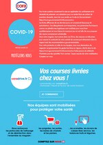 Catalogue Cora "Vos courses livrées chez vous !", 1 pages, à Thionville sur Opton, 25/03/2020 - 24/04/2020 Prospectus Cora "Vos courses livrées chez vous !", 1 pages, à Thionville sur Opton, 25/03/2020 - 24/04/2020