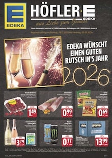 Aktueller EDEKA Prospekt "Wir lieben Lebensmittel!" Seite 1 von 28 Seiten