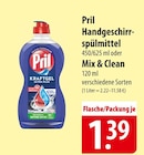 Pril Handgeschirrspülmittel oder Mix & Clean bei famila Nordost im Klamp Prospekt für 1,39 €