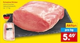 Aktuelles Schweine-Rücken Angebot bei Netto Marken-Discount in Mainz ab 5,49 €