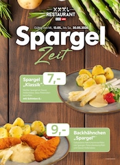 Aktueller XXXLutz Möbelhäuser Prospekt mit Schinken, "Spargel-Zeit", Seite 1