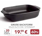 GROßE BACKFORM im EDEKA Prospekt GROßE BACKFORM im aktuellen EDEKA Prospekt für 19,99 €