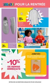 Chaussures en promo dans le catalogue Carrefour à la page 23