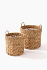 Panier en jacinthe d'eau en promo chez Monoprix Margaret Panier en jacinthe d'eau dans le catalogue Monoprix Margaret