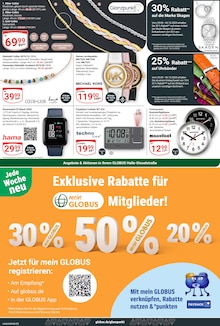 Wanduhr im GLOBUS Prospekt "Aktuelle Angebote" mit 27 Seiten (Halle (Saale))