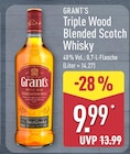 Triple Wood Blended Scotch Whisky von Grant's im aktuellen ALDI Nord Prospekt