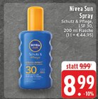 Spray im Angebot bei E center in Ahlen Spray Angebote von Nivea Sun bei E center Ahlen für 8,99 €