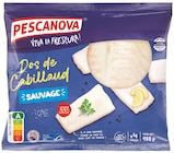 Dos de cabillaud sauvage MSC x4 surgelés - PESCANOVA en promo chez Intermarché Dos de cabillaud sauvage MSC x4 surgelés - PESCANOVA dans le catalogue Intermarché