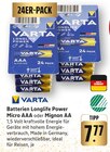 Longlife Power Micro AAA im Angebot bei E center in Bad Homburg Longlife Power Micro AAA Angebote von VARTA bei E center Bad Homburg für 7,77 €