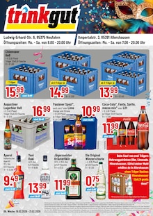 Aktueller Trinkgut Prospekt (Unterschleißheim, 4 Seiten zum blättern Trinkgut Prospekt Aktuelle Angebote mit 4 Seiten