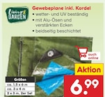 Netto Marken-Discount - Gewebeplane inkl. Kordel Angebot im Prospekt Gewebeplane inkl. Kordel bei Netto Marken-Discount im Prospekt "" für 6,99 €