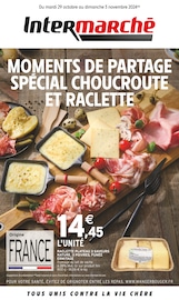 Catalogue Supermarchés Intermarché en cours à Beaune et alentours, "MOMENTS DE PARTAGE SPÉCIAL CHOUCROUTE ET RACLETTE", 20 pages, 29/10/2024 - 03/11/2024