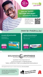 mea - meine apotheke Prospekt für Münnerstadt mit 4 Seiten mea - meine apotheke Prospekt für Münnerstadt: "Unsere Juni-Angebote", 4 Seiten, 01.06.2026 - 30.06.2026