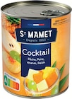 Cocktail de fruits pêche, poire, ananas, raisin - ST MAMET dans le catalogue Intermarché Super