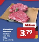 Aktuelles Rinderfilet am Stück Angebot bei combi in Osnabrück ab 3,79 €