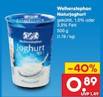 Aktuelle Joghurt Angebote bei Netto Marken-Discount in Lübeck Aktuelles Naturjoghurt 1,5% Fett Angebot bei Netto Marken-Discount in Lübeck ab 0,89 €