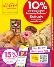 Netto Marken-Discount Discounter Prospekt der aktuellen Woche mit 2 Seiten, gültig von 20.07.2026 bis 25.07.2026, in Maxhütte-Haidhof und Umgebung Aktueller Netto Marken-Discount Discounter Prospekt in Maxhütte-Haidhof und Umgebung, "10% auf das gesamte Backstube-Sortiment" mit 2 Seiten, 20.07.2026 - 25.07.2026