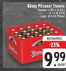 König Pilsener Steinie Angebote von König bei E center Wuppertal für 9,99 €