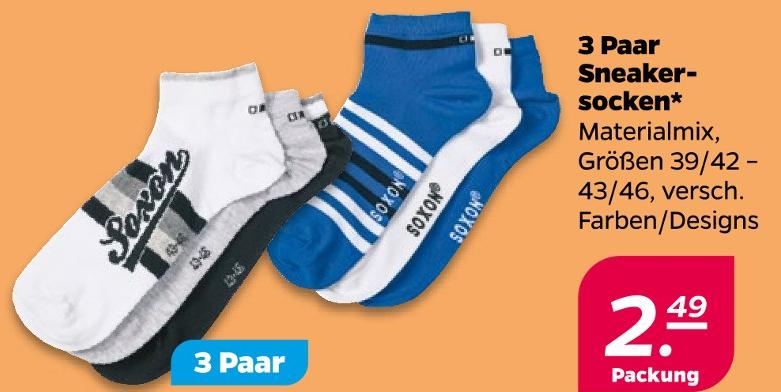 3 Paar Sneakerschuhe