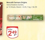 Farmers Origins im Angebot bei GLOBUS in Duisburg Farmers Origins Angebote von Nescafé bei GLOBUS Duisburg für 0,25 €