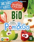 Pom'&Go sans sucres ajoutés Bio - VERGERS GOURMAND en promo à 1,51 € chez Lidl Pom'&Go sans sucres ajoutés Bio - VERGERS GOURMAND dans le catalogue Lidl