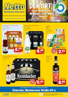 Ramazzotti im aktuellen Netto Marken-Discount Prospekt (Chemnitz) Ramazzotti im Netto Marken-Discount Prospekt "DER ORT, AN DEM DU IMMER AUSGEZEICHNETE PREISE FINDEST." mit 6 Seiten (Chemnitz)