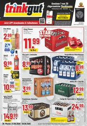Getränkemarkt Prospekt von Trinkgut Erkelenz Trinkgut Prospekt: "Aktuelle Angebote", 6 Seiten, 23.06.2025 - 28.06.2025