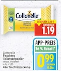 Feuchtes Toilettenpapier im Angebot bei E center in Berlin Feuchtes Toilettenpapier Angebote von Cottonelle bei E center Berlin für 0,99 €