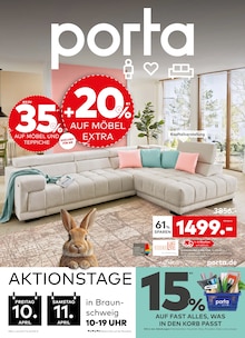 Couch im aktuellen porta Möbel Prospekt (Salzgitter) Couch im porta Möbel Prospekt "Besser gleich zu porta." mit 8 Seiten (Salzgitter)