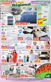 Promos Drap-Housse dans le catalogue "Votre Discounter Régional" de Norma Drap-Housse en promo dans le catalogue Norma à la page 1