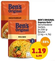 Beilagen von BEN’S ORIGINAL im aktuellen Penny-Markt Prospekt für 1.19€