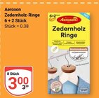 Zedernholz-Ringe Angebote von Aeroxon bei GLOBUS Rodgau für 3,00 €