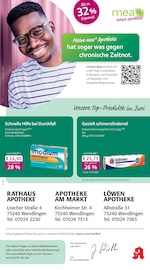 mea - meine apotheke Apotheken Prospekt der aktuellen Woche mit 4 Seiten, gültig von 01.06.2026 bis 30.06.2026, in Esslingen und Umgebung Aktueller mea - meine apotheke Apotheken Prospekt in Esslingen und Umgebung, "Unsere Juni-Angebote" mit 4 Seiten, 01.06.2026 - 30.06.2026