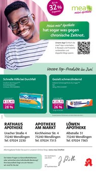 mea - meine apotheke Prospekt der KW 24 "Unsere Juni-Angebote" Aktueller mea - meine apotheke Prospekt "Unsere Juni-Angebote" Seite 1 von 4 Seiten