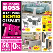 Stuhl im SB Möbel Boss Prospekt in Gera Aktueller SB Möbel Boss Prospekt mit Stuhl, "JETZT WIRD RICHTIG GESPART!", Seite 1