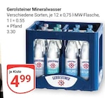Mineralwasser im Angebot bei GLOBUS in Wiesbaden Mineralwasser Angebote von Gerolsteiner bei GLOBUS Wiesbaden für 4,99 €