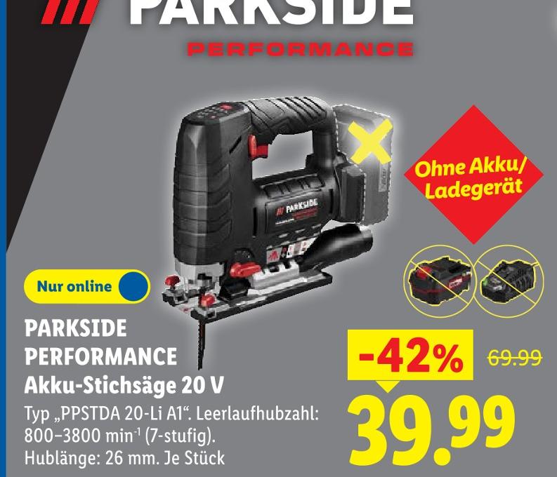 Akku-Stichsäge 20 V