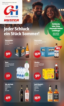 Bier im Huster Prospekt "Aktuelle Angebote" mit 9 Seiten (Gera)