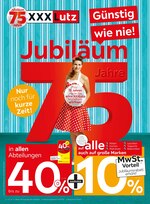 XXXLutz Möbelhäuser Prospekt für Unterhaching mit 24 Seiten XXXLutz Möbelhäuser Prospekt für Unterhaching: "75 Jahre XXXLutz", 24 Seiten, 14.09.2020 - 27.09.2020
