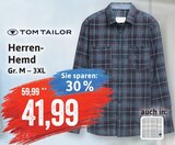 Herren-Hemd Angebote von Tom Tailor bei Kaufhaus Stolz Cuxhaven für 41,99 €