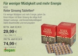 Roter Ginseng Tabletten bei VITALIA Reformhaus im Berlin Prospekt für 29,99 €