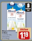 H-Vollmilch von Minus L für 1,19 € bei REWE im Angebot H-Vollmilch von Minus L im aktuellen REWE Prospekt