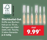 Stechbeitel-Set im Kaufland Prospekt Stechbeitel-Set im aktuellen Kaufland Prospekt fĂŒr 9,99 âŹ